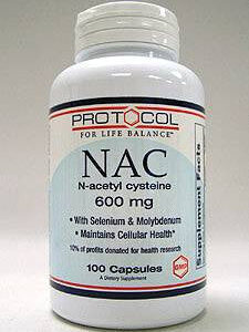 NAC 600 mg 100 caps